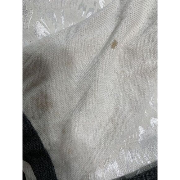 vertigo paris womens gray white long sleeve sweater cardigan medium large - Picture 8 of 9